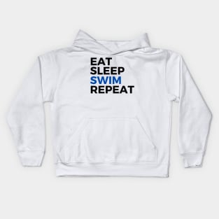 Eat Sleep Swim Kids Hoodie